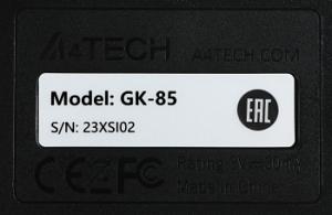 Клавиатура + мышь A4Tech 3000NS клав:черный мышь:черный USB беспроводная Multimedia