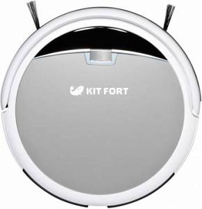 Пылесос-робот Kitfort КТ-519-2 24Вт серый/белый