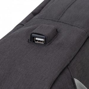 Рюкзак для ноутбука 15.6" Riva 7562 черный полиэстер (7562 BLACK)