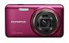 PhotoCamera Olympus VH-520 red 15Mpix Zoom10x 3" 1080 SDHC SDXC IS opt+el в комплекте с кожаным чехл