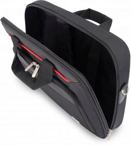 Сумка для ноутбука 15.6" PC Pet PCP-A9015BK черный/красный нейлон