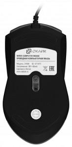 Мышь Оклик 245M черный оптическая 1000dpi USB 3but (471479)