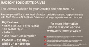 Накопитель SSD AMD SATA-III 256GB R5SL256G Radeon R5 2.5"
