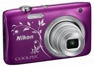 Фотоаппарат Nikon CoolPix S2900 фиолетовый/рисунок 