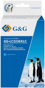 Картридж струйный G&G GG-LC3239XLC голубой (52мл) для Brother HL-J6000DW/J6100DW