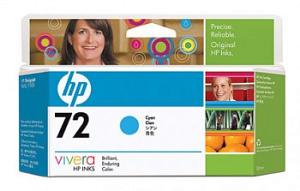 Картридж струйный HP 72 C9371A голубой (130мл) для HP DJ T1100/T610