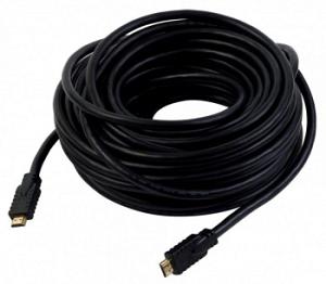 Кабель аудио-видео Ningbo HDMI (m)/HDMI (m) 20м. позолоч.конт. черный