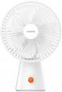 Вентилятор настольный Xiaomi Rechargeable Mini Fan 10Вт скоростей:4 белый