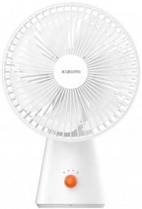 Вентилятор настольный Xiaomi Rechargeable Mini Fan 10Вт скоростей:4 белый