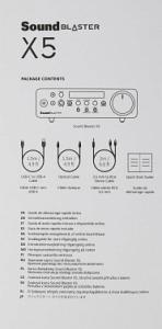 Звуковая карта Creative USB Sound Blaster X5 (Cirrus Logic CS43198) 5.1 Ret