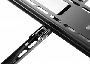 Кронштейн для телевизора Ultramounts UM815F черный 60"-100" макс.75кг настенный фиксированный