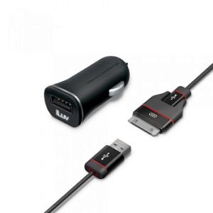 Зарядное устройство iLuv для Galaxy Tab/S black (0.9m) (iAD585BLK)