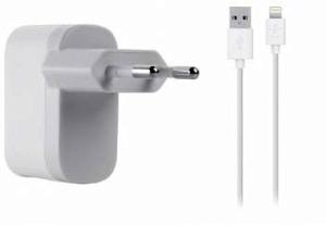 Зарядное устройство Belkin 2.1A + Lightning cable белый (F8J100vf04-WHT)