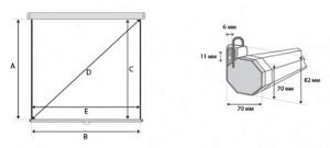 Экран Lumien 200x200см Eco Picture LEP-100103 1:1 настенно-потолочный рулонный