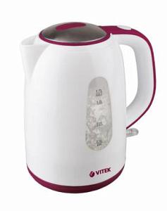 Чайник электрический Vitek VT-7006 белый 1.7л. 2200Вт