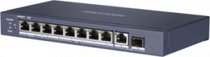 Коммутатор Hikvision DS-3E0510HP-E 9x1Гбит/с 1SFP 6PoE+ 2PoE++ 110W неуправляемый
