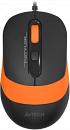 Мышь A4Tech Fstyler FM10S черный/оранжевый оптическая 1600dpi silent USB 3but (FM10S USB ORANGE)