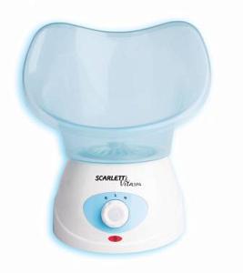 Сауна для лица Scarlett SC-CA300S01 110Вт белый/голубой