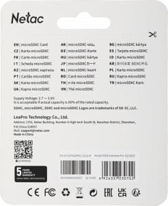 Флеш карта microSDXC 512GB Netac NT02P500PRO-512G-R P500 Extreme Pro + adapter