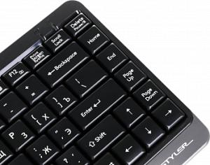 Клавиатура A4Tech Fstyler FK11 черный/серый USB slim