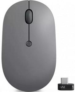 Мышь Lenovo Go серый оптическая 2400dpi беспров. USB-C для ноутбука 3but (GY51C21210)