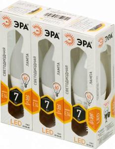 Лампа светодиодная Эра BXS-7w-827-E14 7Вт (упак.:3шт)