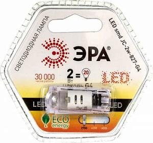 Лампа светодиодная Эра JC-2w-827-G4 2Вт