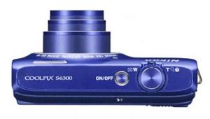 PhotoCamera Nikon CoolPix S6300 blue 16Mpix Zoom10x 2.7" 1080 25Mb SDHC opt Li-Ion 