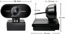 Камера Web A4Tech PK-930HA черный 2Mpix (1920x1080) USB2.0 с микрофоном