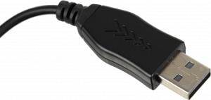 Наушники с микрофоном A4Tech HU-35 черный 2м накладные USB оголовье