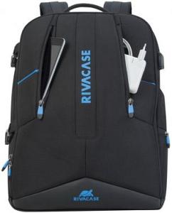 Рюкзак для ноутбука 17.3" Riva 7860 черный полиэстер (7860 BLACK)