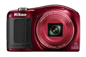 PhotoCamera Nikon CoolPix L620 red 18.1Mpix Zoom14x 3" 1080p 28Mb SDHC IS opt 0fr/s HDMI AA