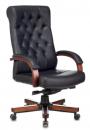 Кресло руководителя Бюрократ T-9928WALNUT черный кожа крестов. металл/дерево Кресло руководителя Бюрократ T-9928WALNUT черный кожа крестов. металл/дерево