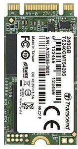 Накопитель SSD Transcend SATA-III 240GB TS240GMTS420S 420S M.2 2242 0.3 DWPD
