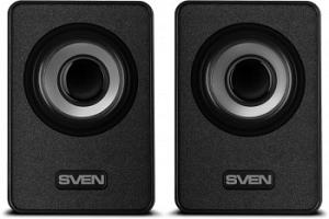 Колонки Sven 135 2.0 черный 6Вт портативные