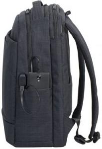 Рюкзак для ноутбука 17.3" Riva 8365 черный полиэстер (8365 BLACK)