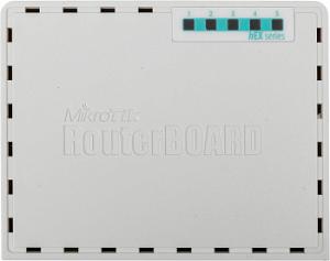 Роутер MikroTik hEX lite (RB750R2) 10/100BASE-TX белый