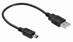 Кабель Buro OTG_MINI 0.2м черный