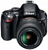 PhotoCamera Nikon D5100 KIT black 16,2Mpix 18-55VR / 55-200 (без VR) 3" 720p SD Набор с объективамиLi-Ion 