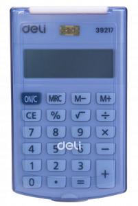 Калькулятор карманный Deli E39217/BLUE синий 8-разр.