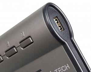 Клавиатура A4Tech KLS-7MUU серебристый/серый USB slim Multimedia (KLS-7MUU USB)