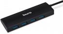 Разветвитель USB 3.0 Buro BU-HUB4-0.5-U3.0 4порт. черный Разветвитель USB 3.0 Buro BU-HUB4-0.5-U3.0 4порт. черный