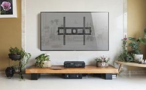 Кронштейн для телевизора Onkron UF4 черный 55"-100" макс.75кг настенный фиксированный