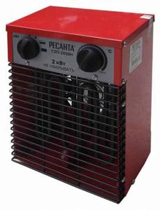 Тепловая пушка электрическая Ресанта ТЭП-2000Н 2000Вт красный