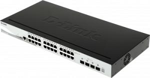 Коммутатор D-Link DGS-1510-28X/A1A 24x1Гбит/с 4SFP+ управляемый